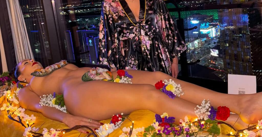 Nyotaimori Naked Sushi Las Vegas