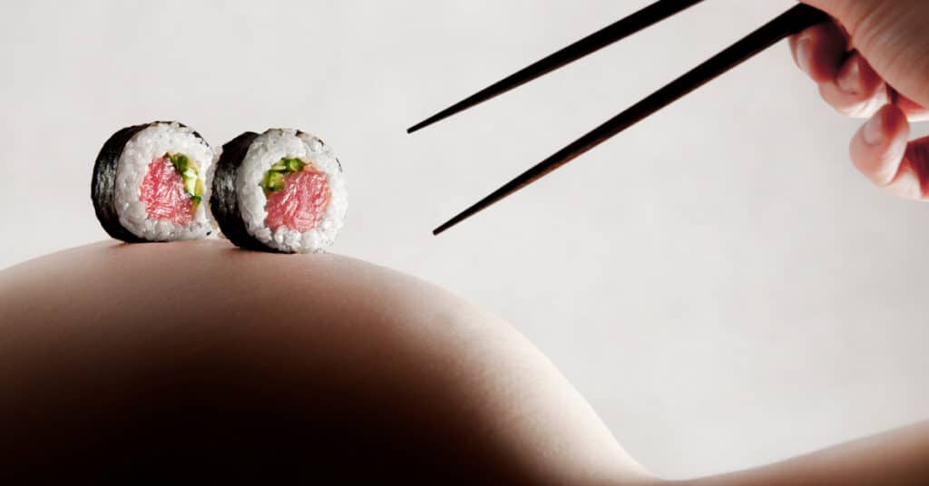 what is Nyotaimori Naked Sushi